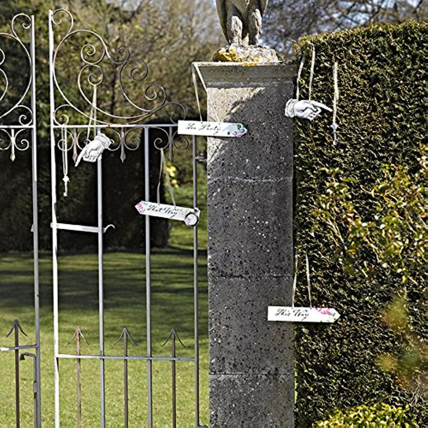 Talking Tables Truly Alice Mad Hatter Scene Setter Signs for a Tea Party or Wedding, Multicolor (8 Pack)