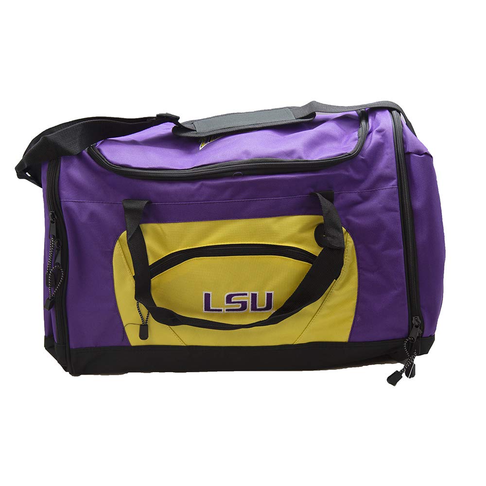 Officially Licensed NCAA LSU Tigers Roadblock Duffel Bag