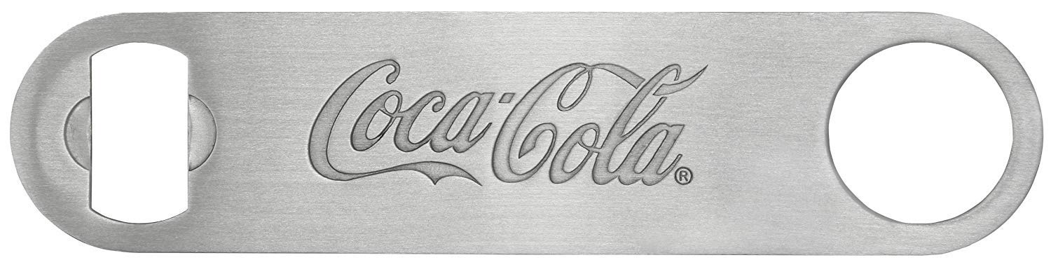 Tablecraft Coca-Cola Coke Stainless Steel Flat Pocket Bottle Opener ~ The Perfect Bartender's Friend