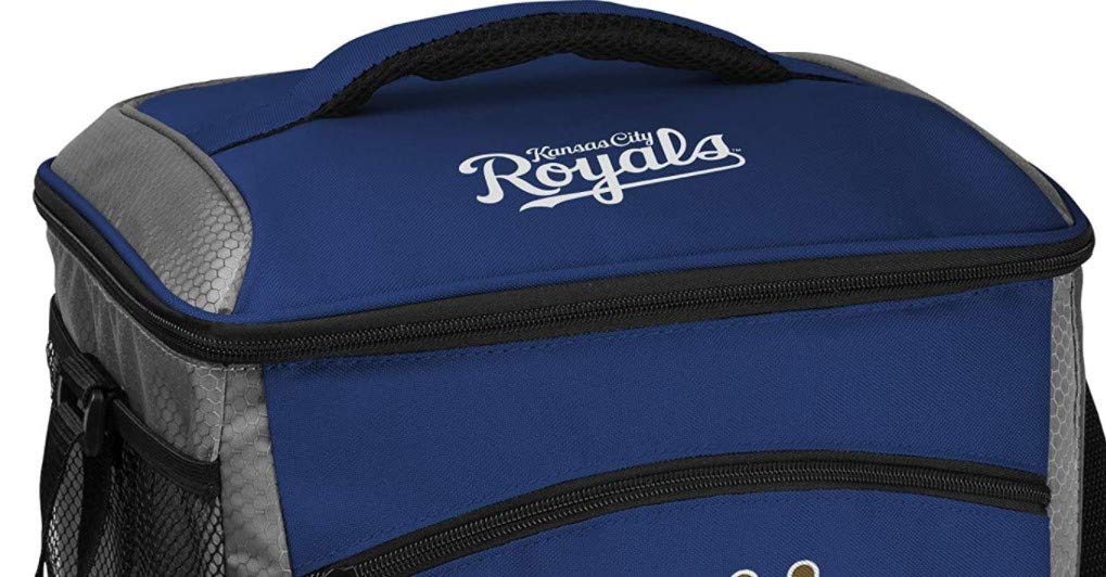 Rawlings MLB Soft Sided Insulated Cooler Bag, 24-Can Capacity, Los Angeles Dodgers, Blue