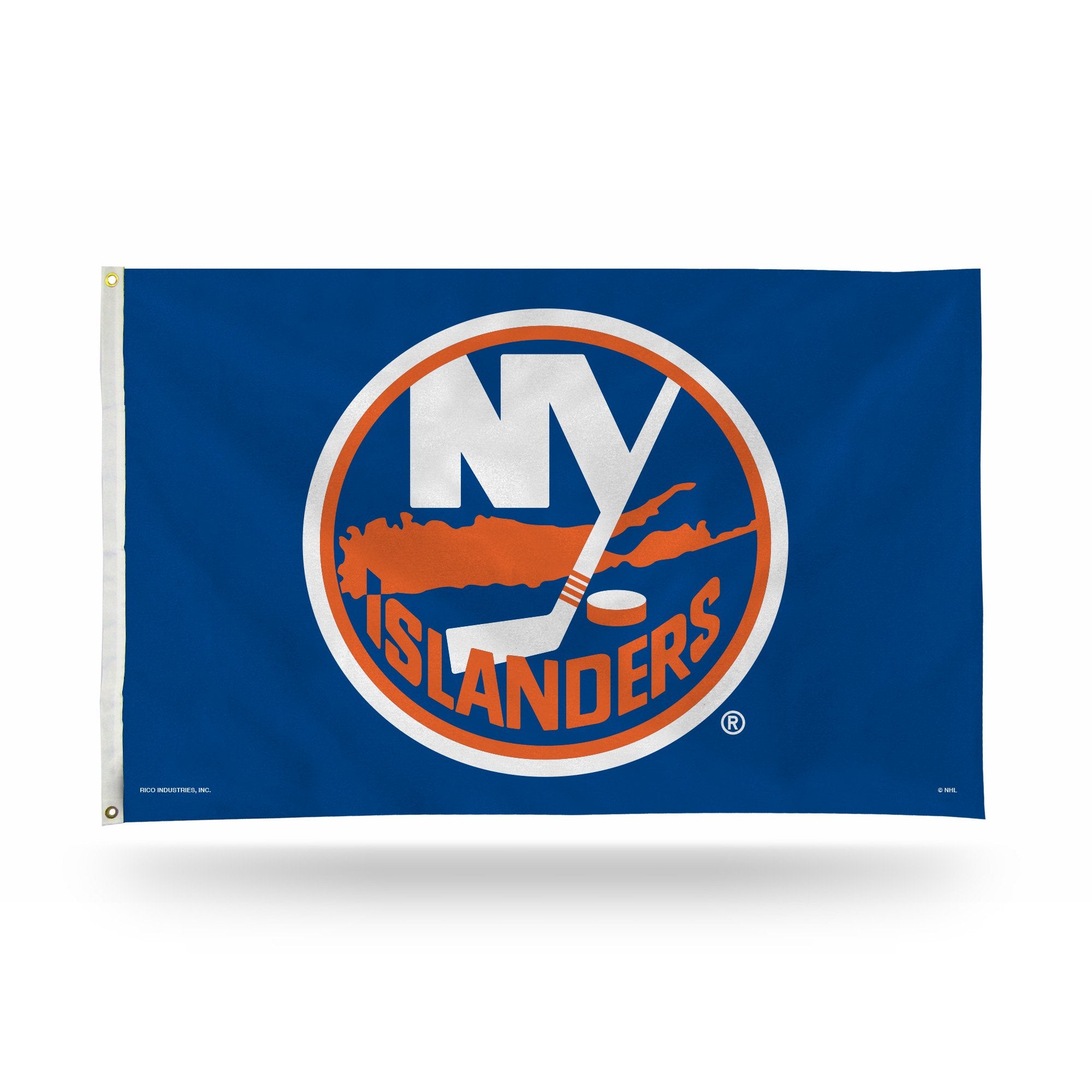 Rico Industries NHL Hockey New York Islanders Standard 3' x 5' Banner Flag Single Sided - Indoor or Outdoor - Home D�cor