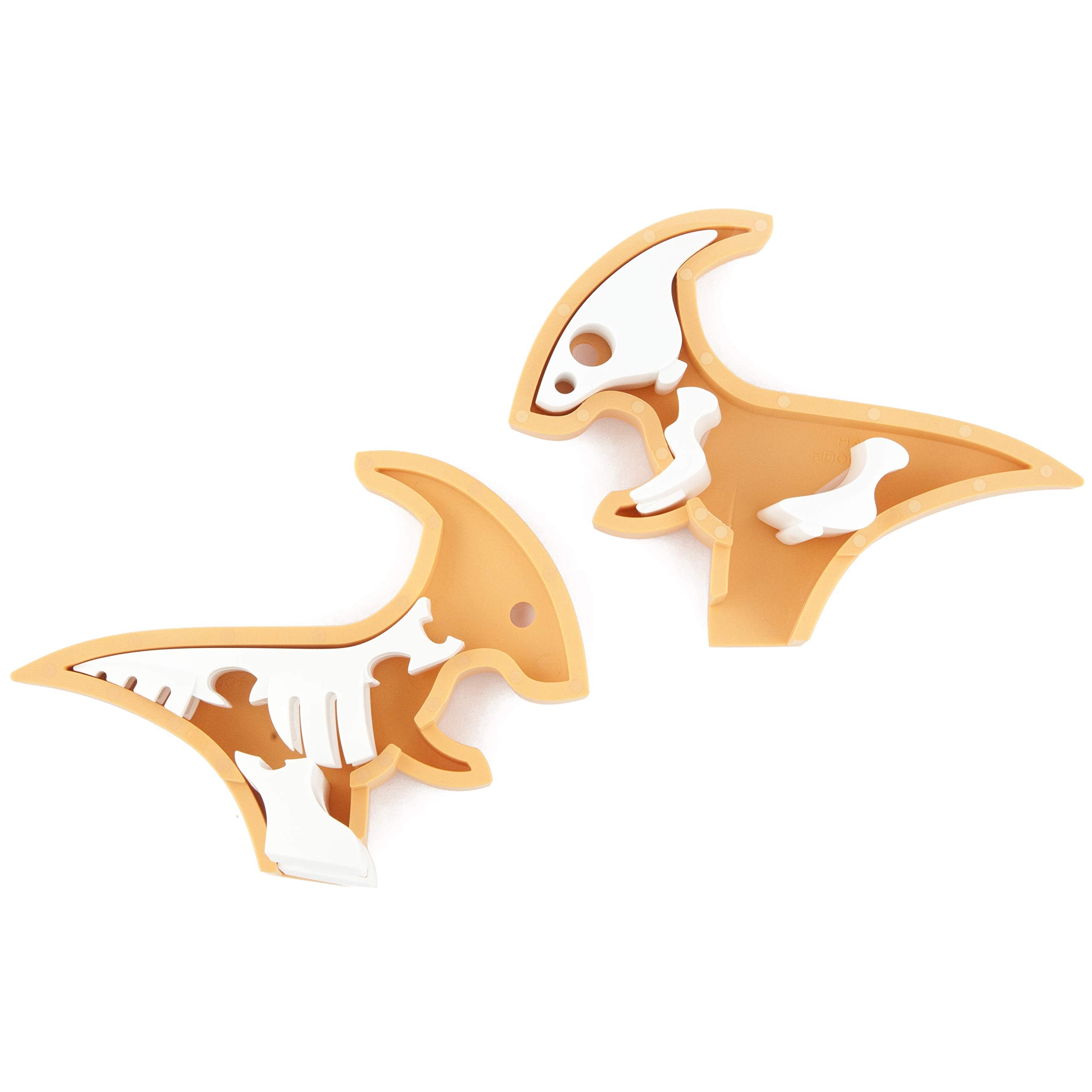 HALFTOYS Magnetic 3-D Puzzle Dinosaur Figures Toy Set for Kids & Family- para-Fine Motor Development