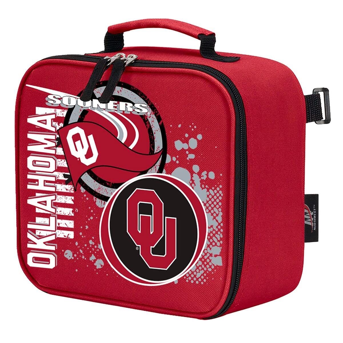 Northwest Licensed NCAA Accelerator Combo includes Backpack and Lunch Bag (Oklahoma Sooners)