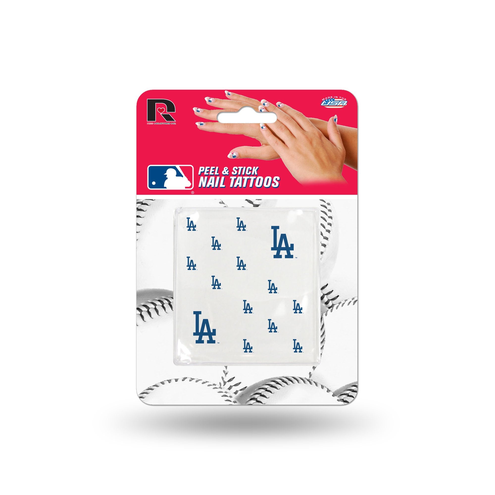Rico MLB Los Angeles Dodgers Nail Tattoos