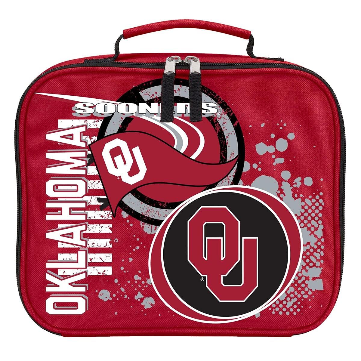 Northwest Licensed NCAA Accelerator Combo includes Backpack and Lunch Bag (Oklahoma Sooners)