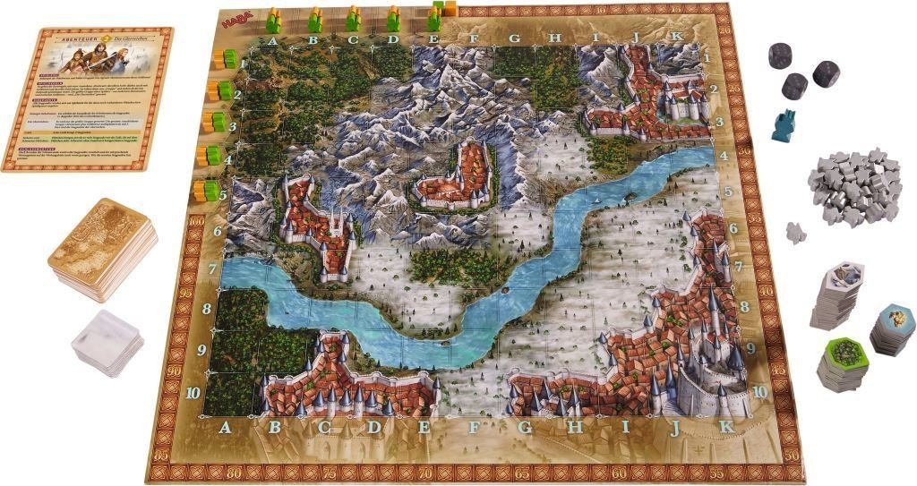 HABA Adventure Land - an Exciting Strategy Board Game for Ages 10 and Up (Made in Germany)