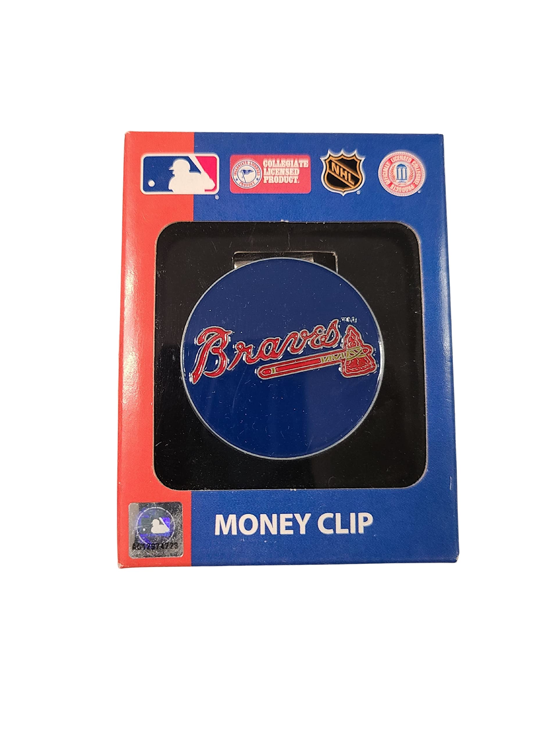 Siskiyou Atlanta Braves Large Logo Moneyclip - MLB Money Clip