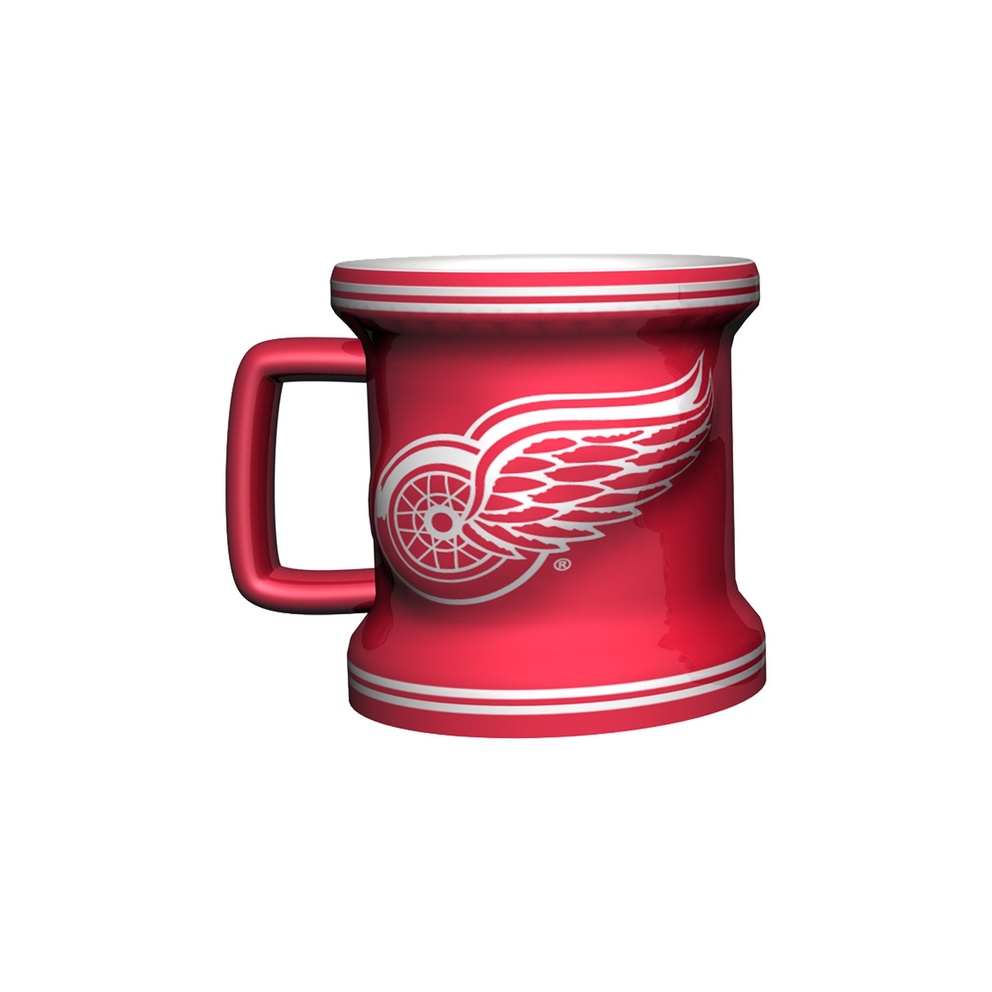 NHL Detroit Red Wings Sculpted Mini Mug, 2-ounce
