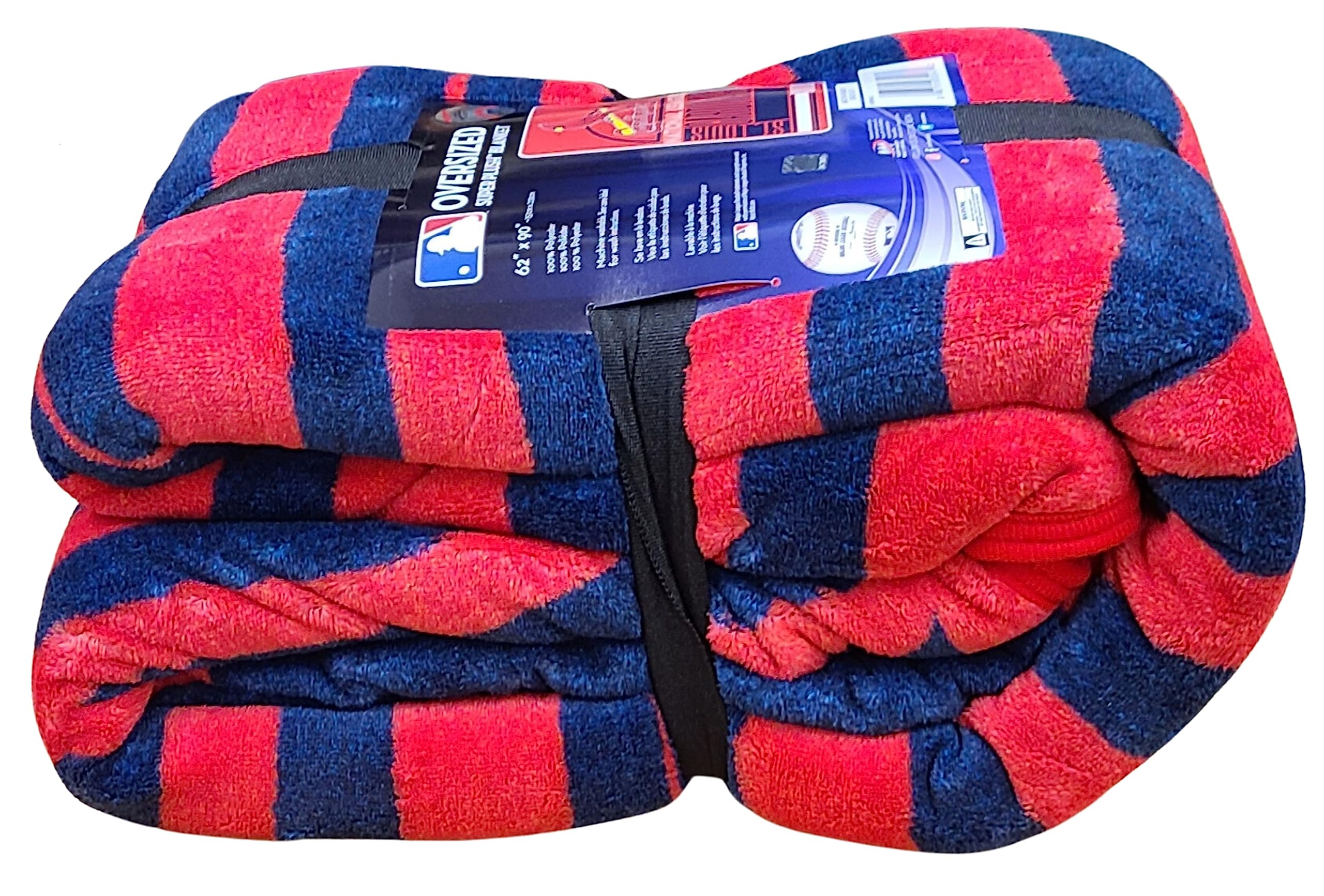 Northwest Officially Licensed MLB Super Plush Oversized Throw Blanket 62" x 90" (St Louis Cardinals)