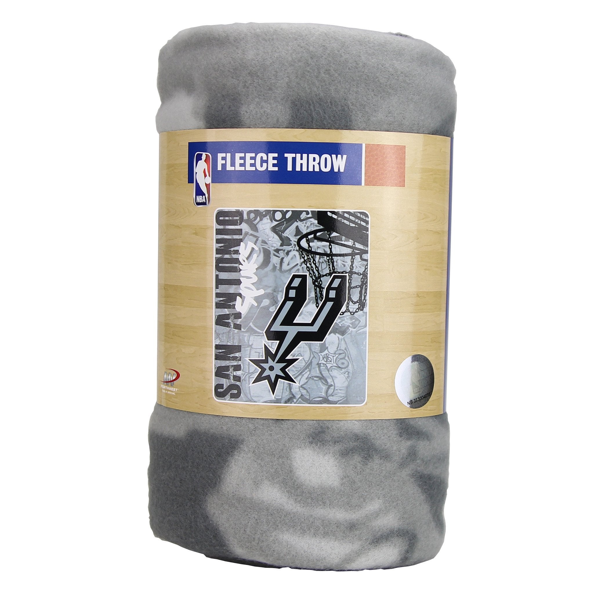 Northwest NBA Lightweight Fleece Blanket (50" x 60") (San Antonio Spurs)
