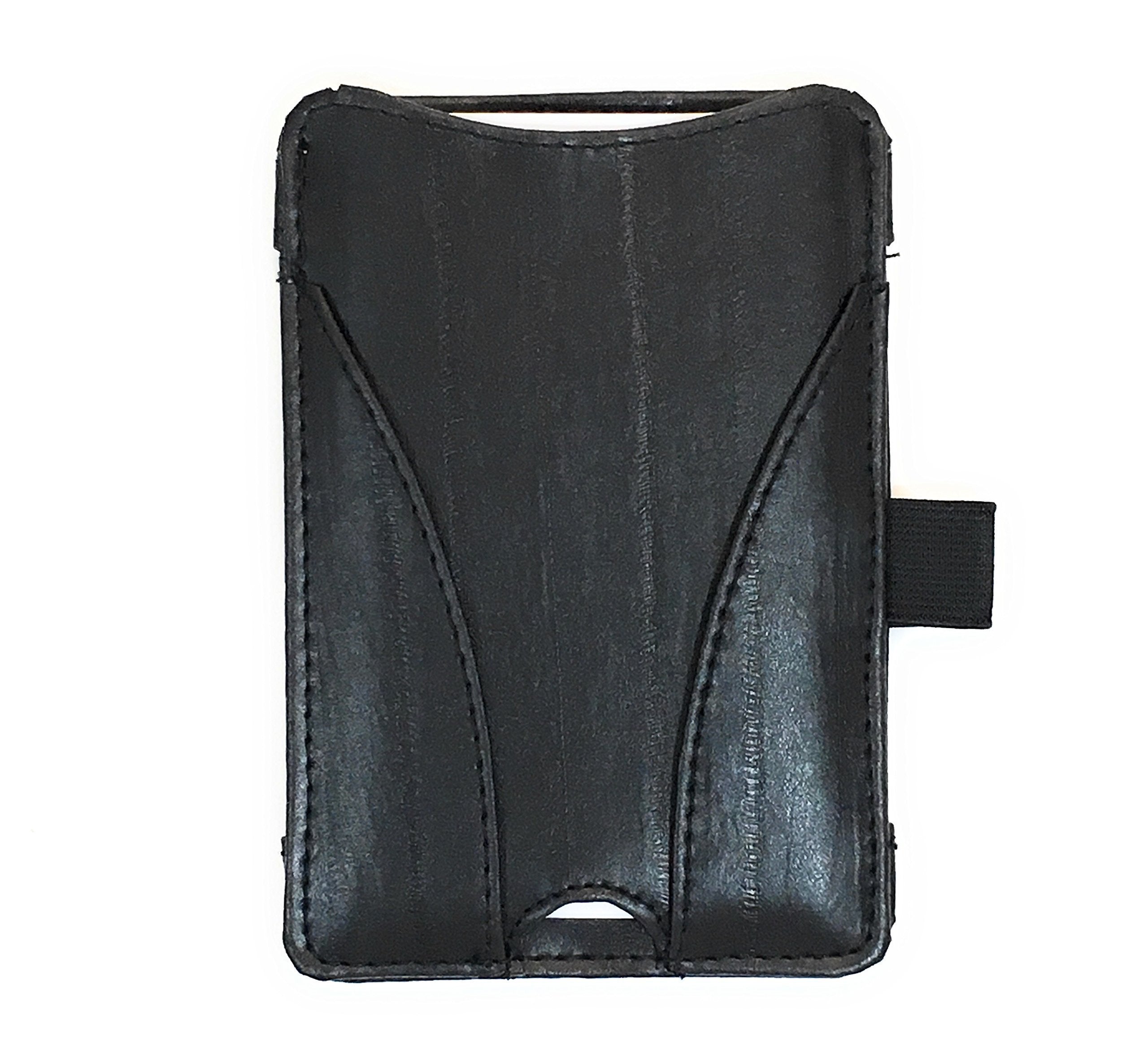 Office Depot Note Card Case, Size 5" x 3" (12.7cm x 7.6cm) Index Card Holder, Includes 25 Ruled Index Cards, Black Faux Leather, Front and Back Viewing Options, Notecard Holder