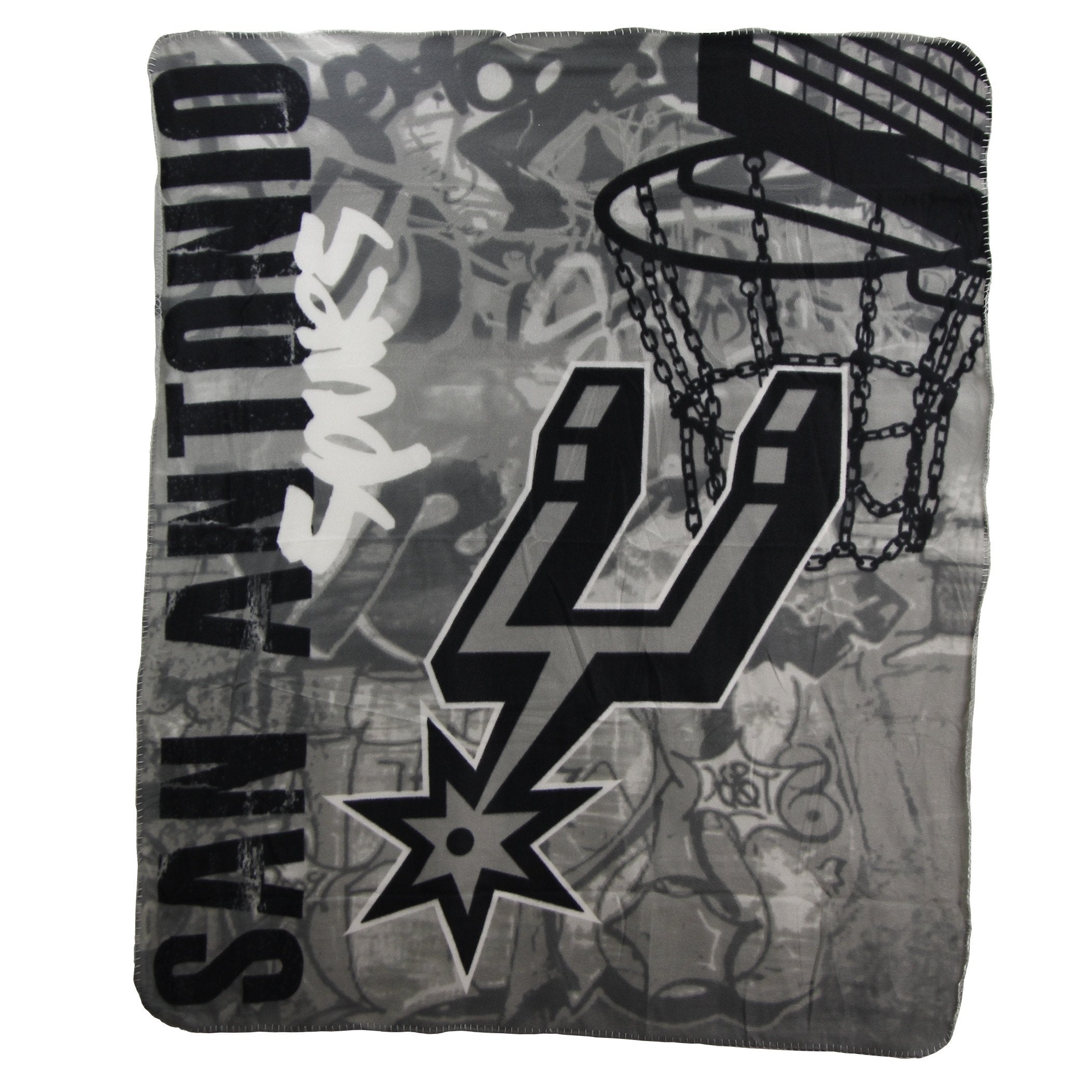 Northwest NBA Lightweight Fleece Blanket (50" x 60") (San Antonio Spurs)