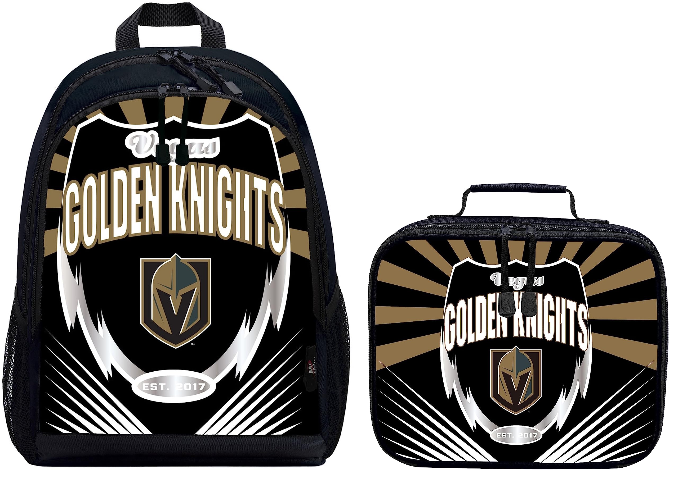 Northwest NHL Vegas Golden Knights Lightning Backpack (Backpack & Lunch Bag)