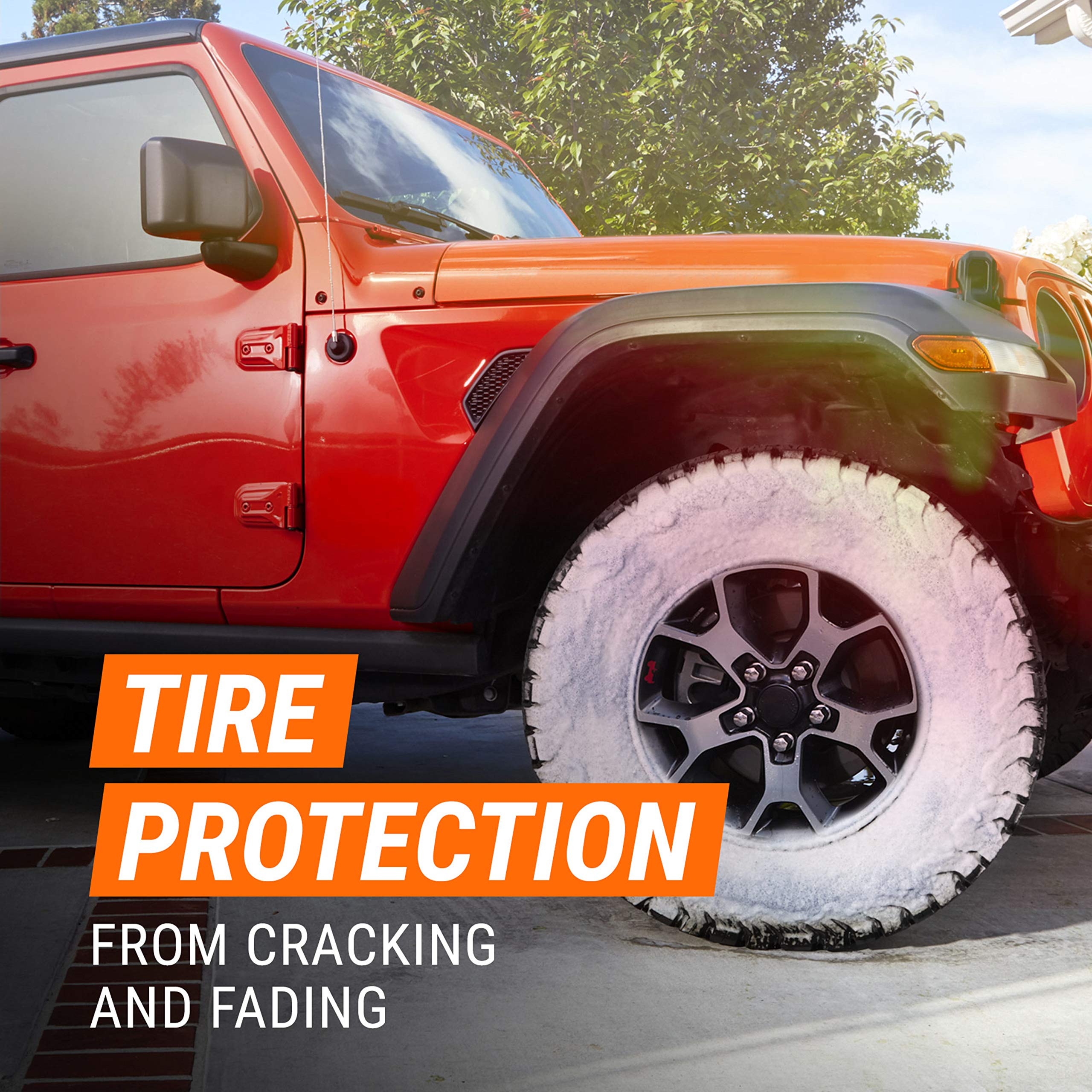 Armor All Tire Foam, Tire Cleaner Spray for Cars, Trucks, Motorcycles, 20 Oz Each, 1.25 Pound (Pack of 1)