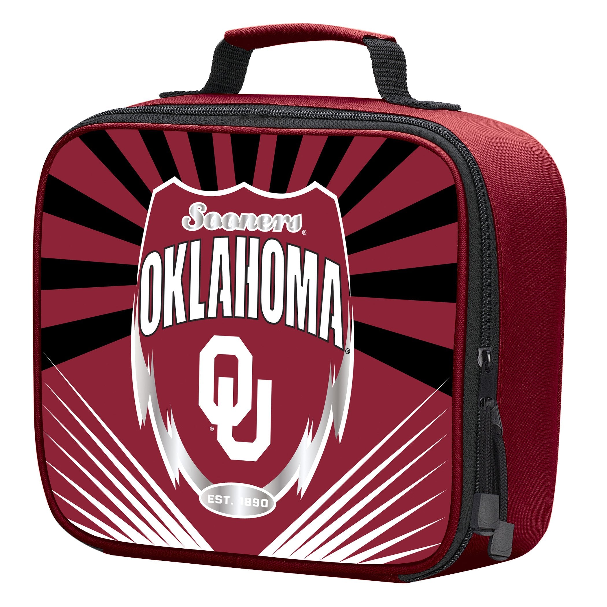 Oklahoma Sooners "Lightning" Lunch Kit, 10" x 8.5" x 3"