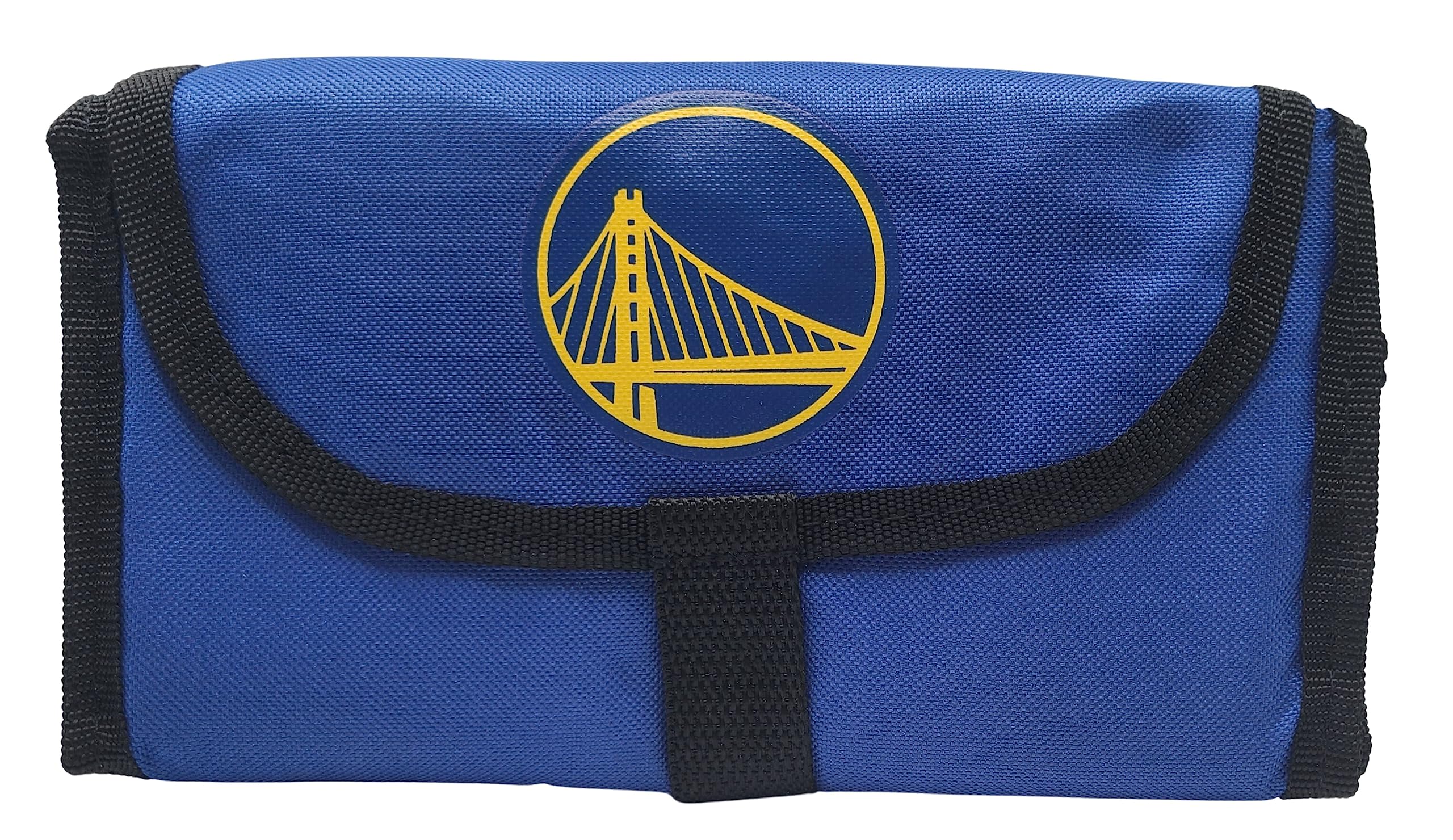 Licensed NBA Compact Portable Foldable Cooler Bag 10" x 8.5" x 4.5" (Golden State Warriors)