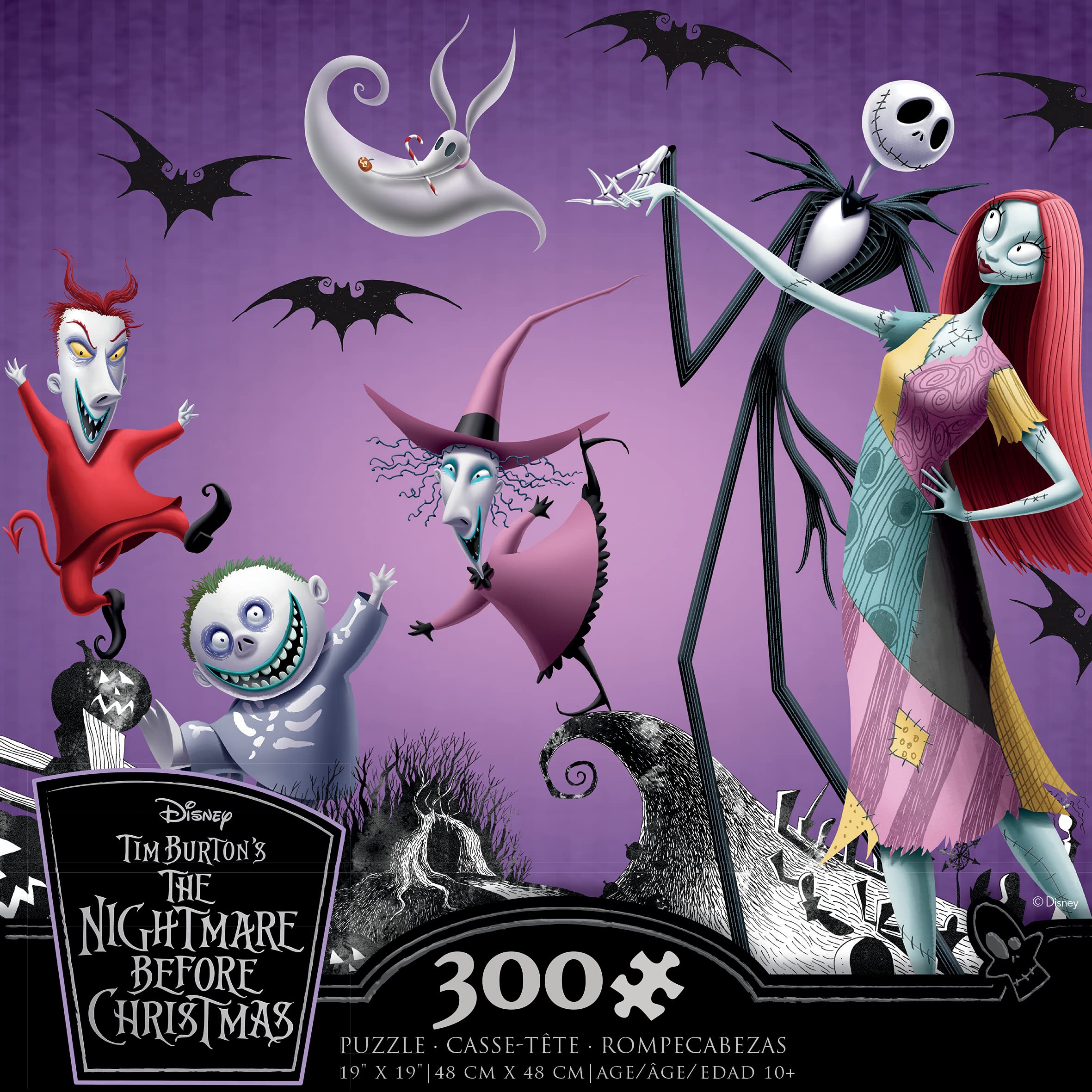 Ceaco - Disney - Nightmare Before Christmas - Let's Dance - Oversized 300 Piece Jigsaw Puzzle