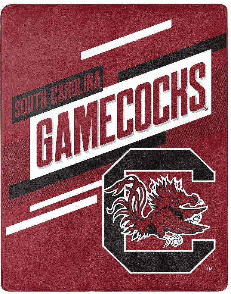 Northwest NCAA South Carolina Gamecocks Unisex-Adult Silk Touch Throw Blanket, 50" x 60", Alumni