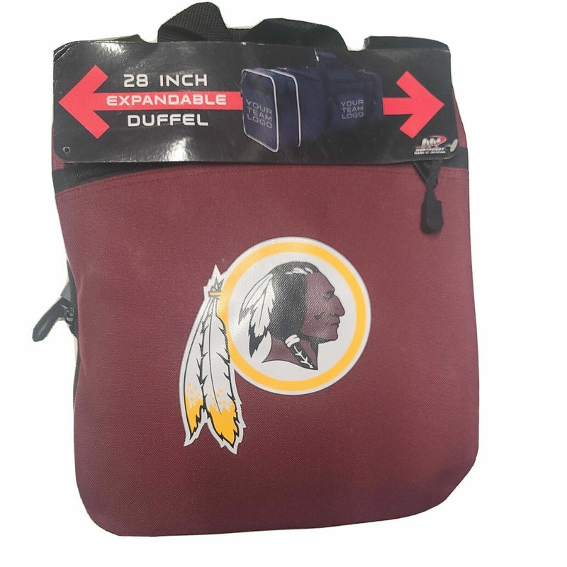 Licensed NFL Expanding XLarge Duffel Bag Washington Redskins rare, discontinued!