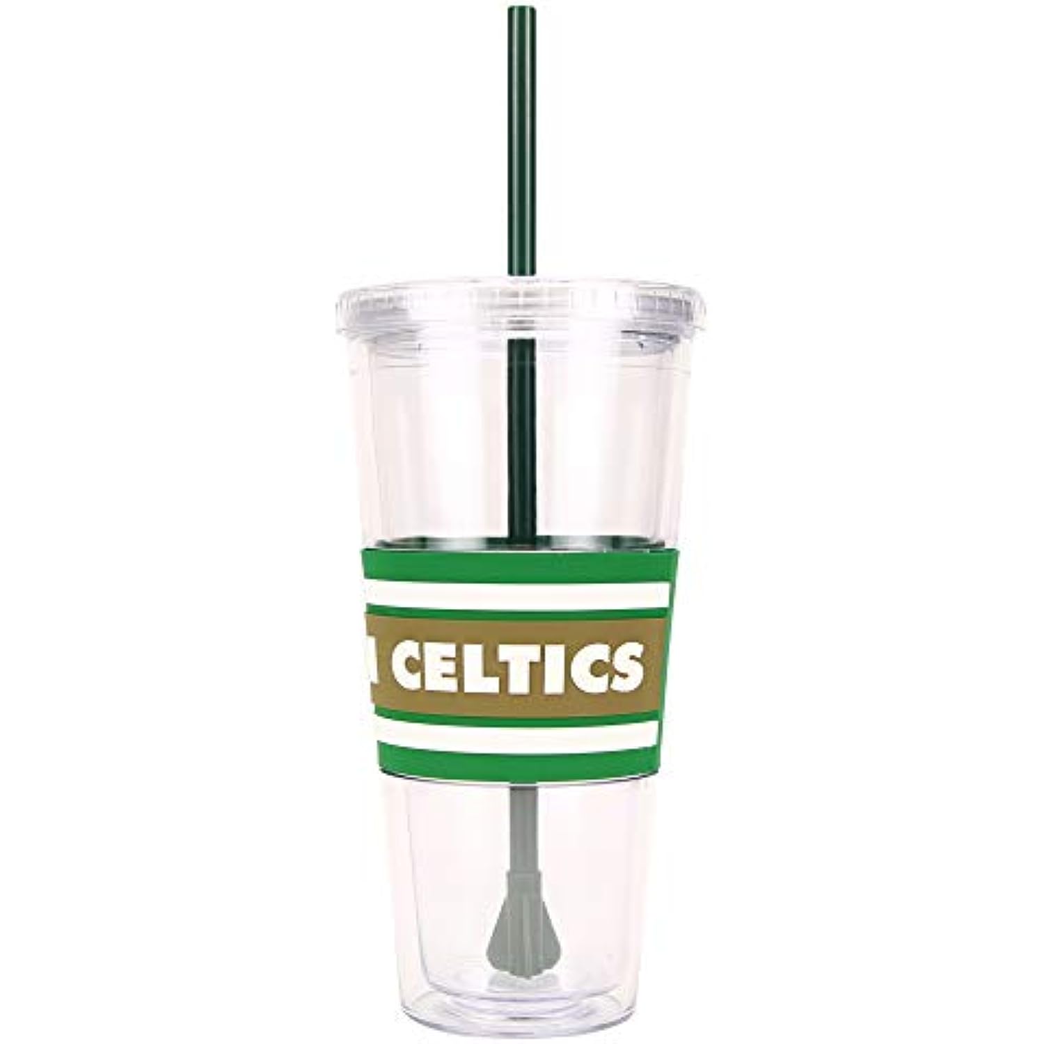 NBA Hype 22oz Large Tumbler with Straw 2-Pack (Boston Celtics)