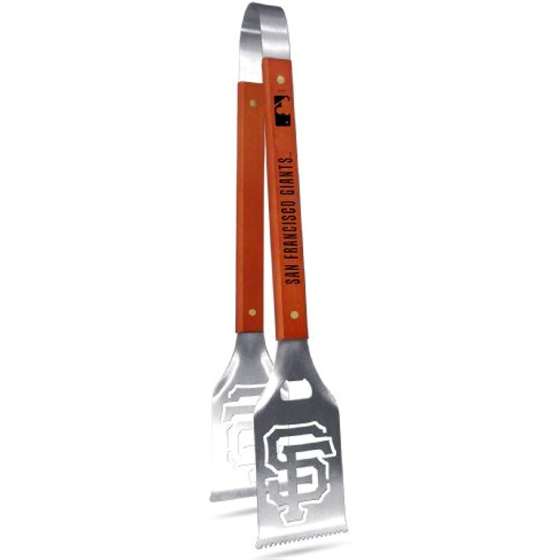 MLB San Francisco Giants Grill-A-Tongs, Heavy Duty Stainless Steel BBQ Grill Tongs