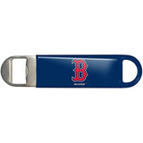 Officially Licensed MLB Boston Red Sox Vinyl Covered Heavy Duty Steel Long Neck Bottle Opener