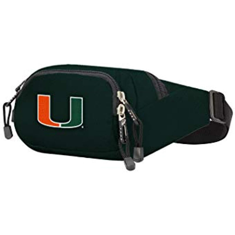 The Northwest Company NCAA Miami Hurricanes "Cross Country" Belt Bag, 13" x 5" x 5", Cross Country