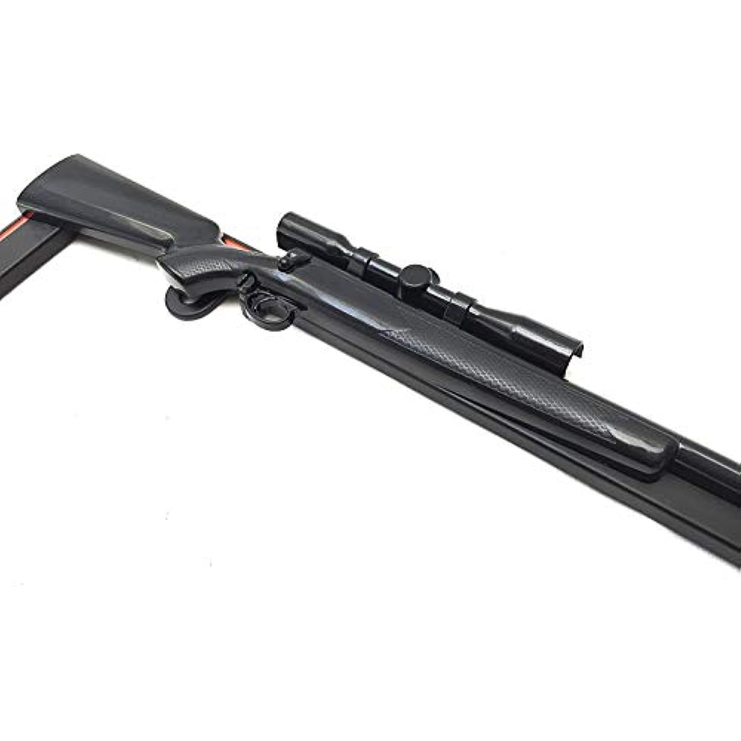 Cruiser Accessories 19656 Hunting License Plate Frame with Fastener Caps, Matte Black/Orange