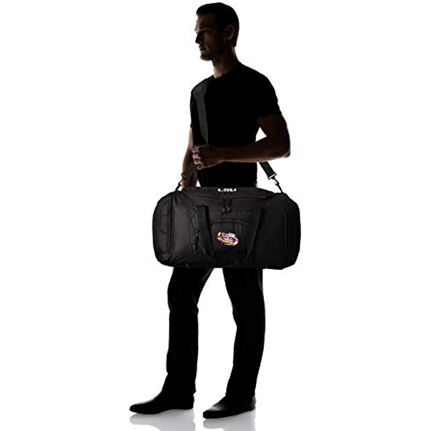 LSU Tigers "Roadblock" Duffel, 20" x 11.5" x 13"