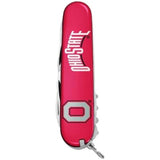 The Sports Vault NCAA Ohio State Buckeyes Classic Pocket Multi-Tool with Blade, Bottle Opener, Scissors, Corkscrew, Screwdriver, More