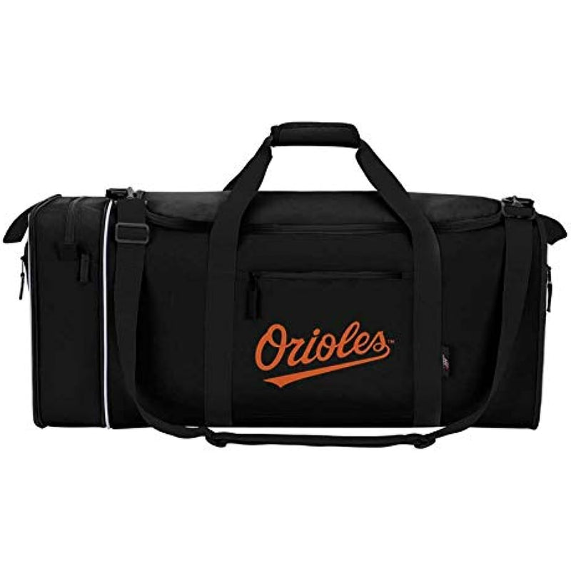 Rico Industries, Inc. MLB Baltimore Orioles Duffel Bag Premium Team Color Heavy Duty Steal Design Baseball