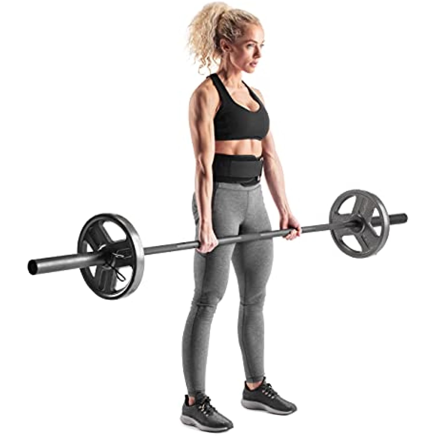Weider Contoured Weight Lifting Belt for Deadlifts, Squats, Powerlifting Support, Strength Training - for Men and Women (Large/X-Large)
