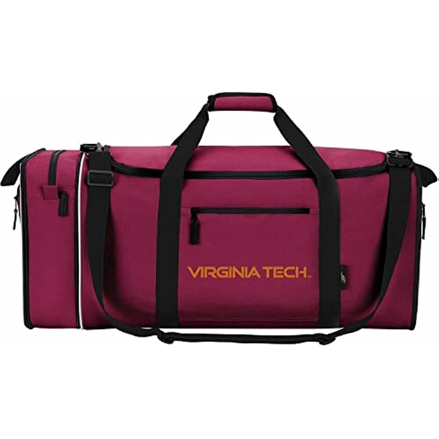 Officially Licensed NCAA "Steal" Expandable and Collapsible Duffel Bag (Virginia Tech Hokies)