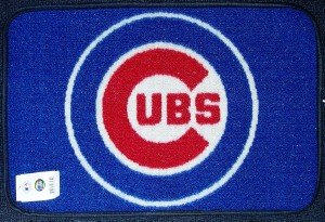 FANMATS 7439 Chicago Cubs Rookie Mat (18"x27"), 1 Pack