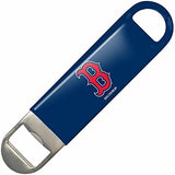 Officially Licensed MLB Boston Red Sox Vinyl Covered Heavy Duty Steel Long Neck Bottle Opener