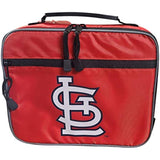Officially Licensed MLB Cooltime Insulated Lunch Bag Kit with Removable Tray (St. Louis Cardinals)