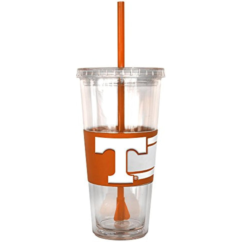 NCAA Tennessee Volunteers Hype Straw Tumbler, 22-ounce