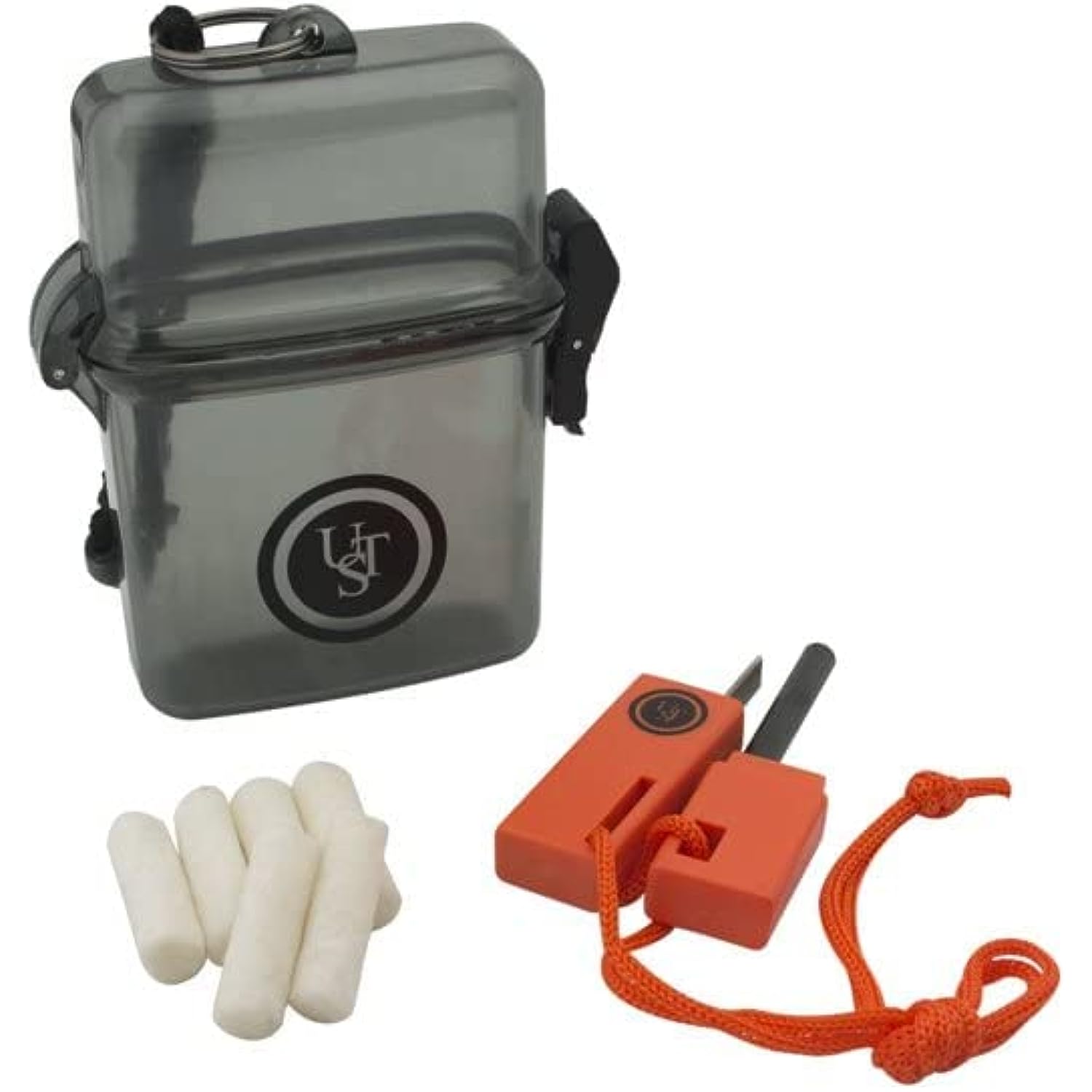 ust Ultimate Survival Technologies Watertight Fire Starter Kit Includes Tinder, Fire Starter, Instruction Sheet