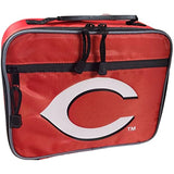 Officially Licensed MLB Cooltime Insulated Lunch Bag Kit with Removable Tray (Cincinnati Reds)