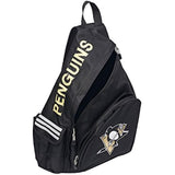 NHL Pittsburgh Penguins "Leadoff" Sling Backpack, 20" x 9" x 15"