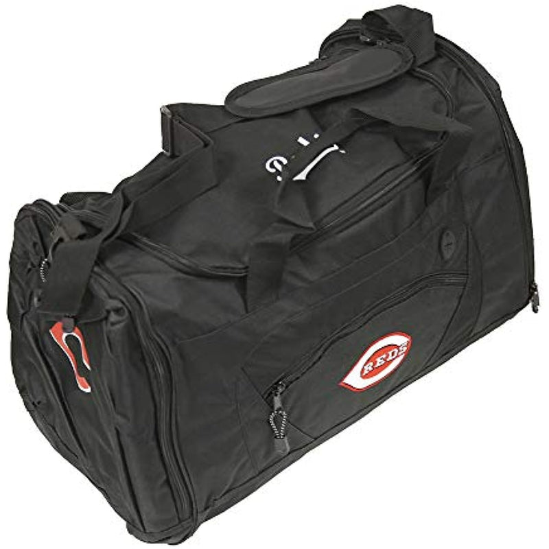 MLB Cincinnati Reds Roadblock Duffel Bag, Black