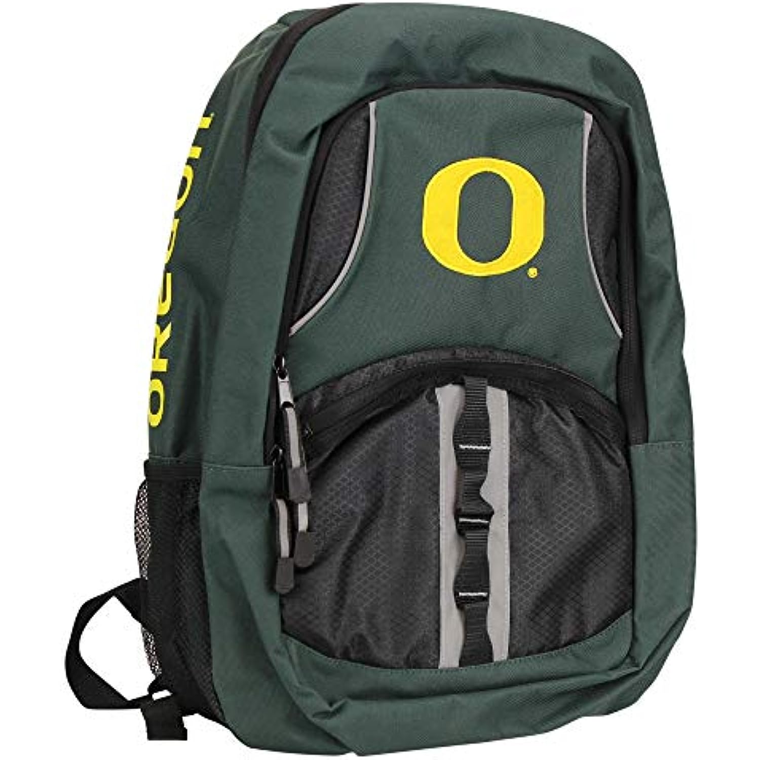 NCAA Padded Utility Laptop Backpack and Cinch Bag Set, Bookbag & Back Sack Combo (Oregon Ducks)