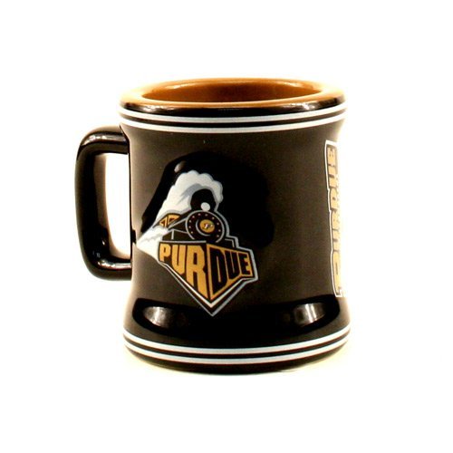 Purdue Boilermakers NCAA Licensed Sculpted Ceramic Mini Mug Style Shot Glass (2 Oz.)