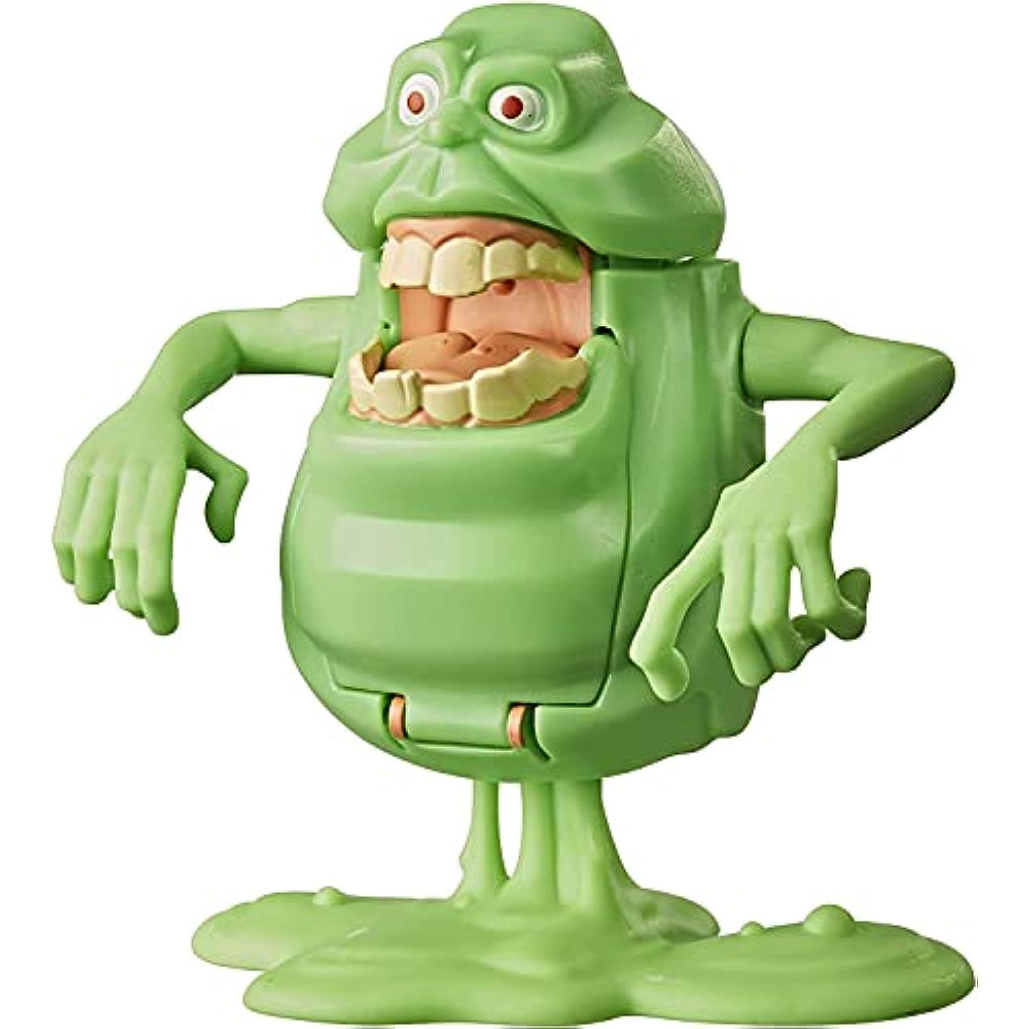 Ghostbusters Fright Feature Slimer Ghost Figure and 8 Piece Lithograph Art Print Set Bundle for Movie Fans and Collectors