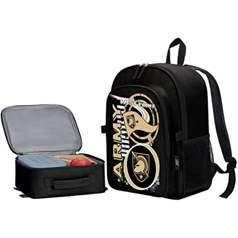 Army Black Knights "Accelerator" Backpack & Lunch Kit Set, 16" x 9.5" x 12"