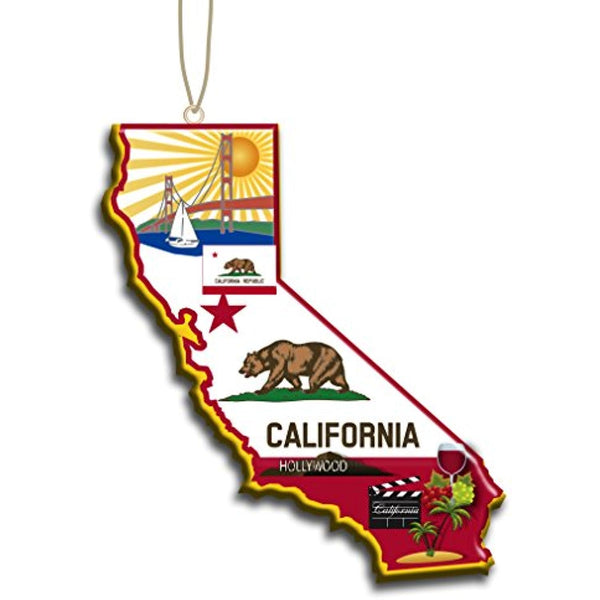 Boelter Brands "California" Resin State Figural Ornament