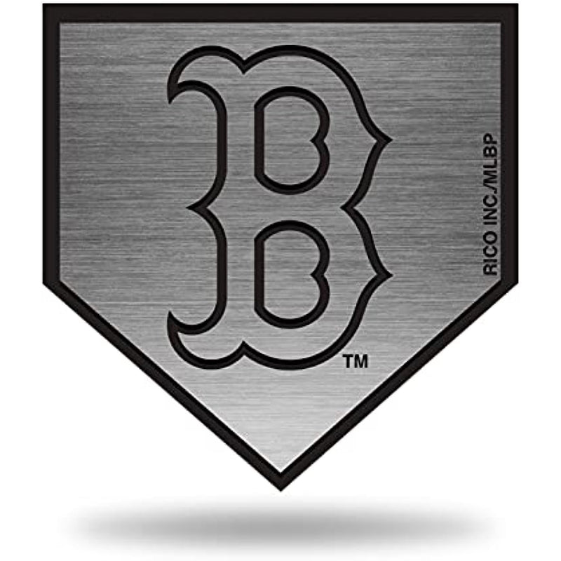 Rico Industries LEBO3901BR: Red Sox Laser Engraved Brown Faux Leather Bar Blade