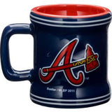 Atlanta Braves MLB Licensed Sculpted Ceramic Mini Mug Style Shot Glass (2 Oz.)