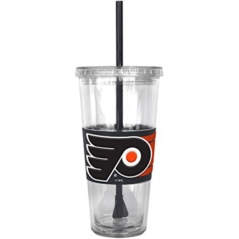 NHL Philadelphia Flyers Hype Straw Tumbler, 22-ounce