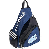 Officially Licensed NCAA One Shoulder Strap Sling "Lead Off" Style Backpack (UNC North Carolina Tar Heels)